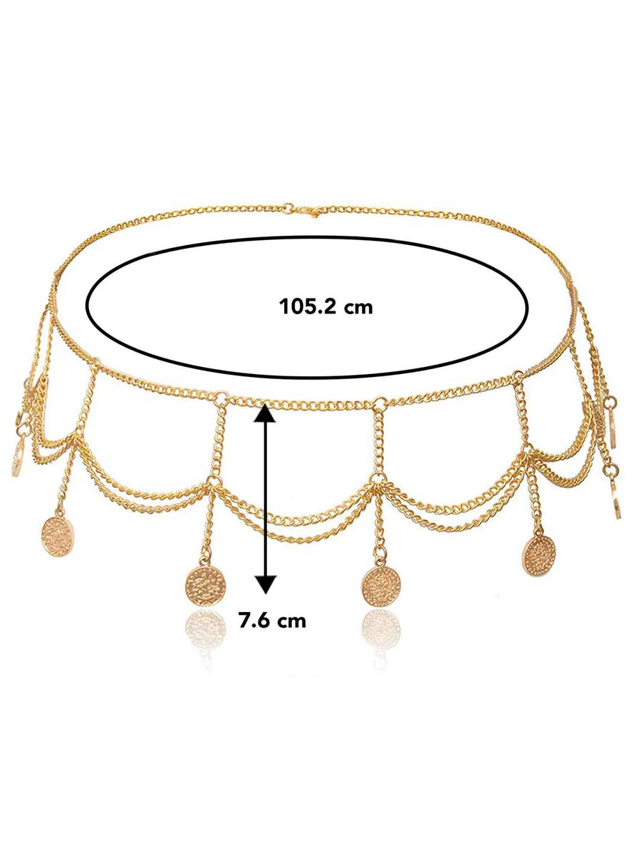 Dazzling Belly Chain | Sparkling Waist Jewellery by Peora

