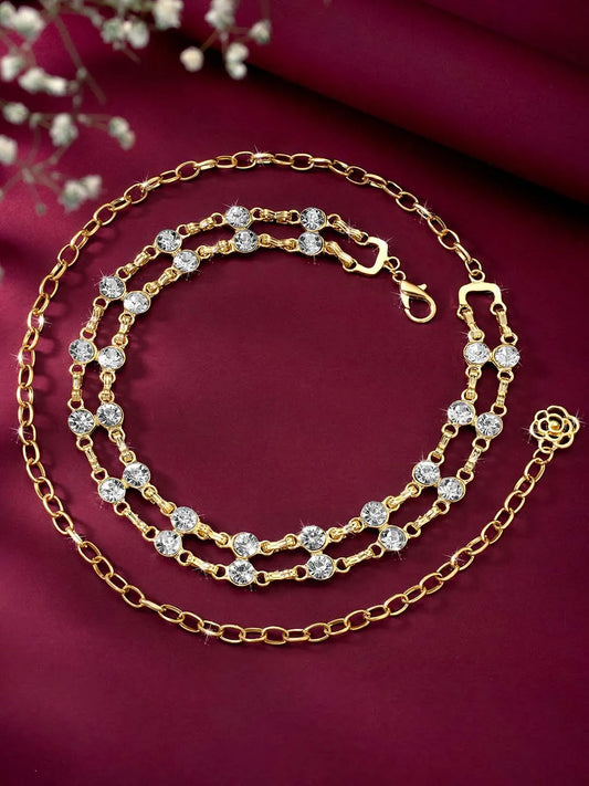 Waist Chain with Sparkles | Dazzling Belly Jewellery by Peora

