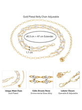 Waist Chain with Sparkles | Dazzling Belly Jewellery by Peora

