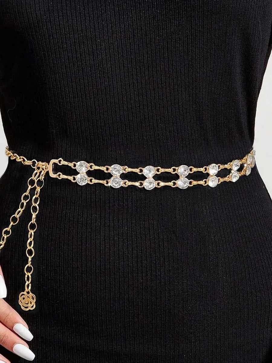 Waist Chain with Sparkles | Dazzling Belly Jewellery by Peora

