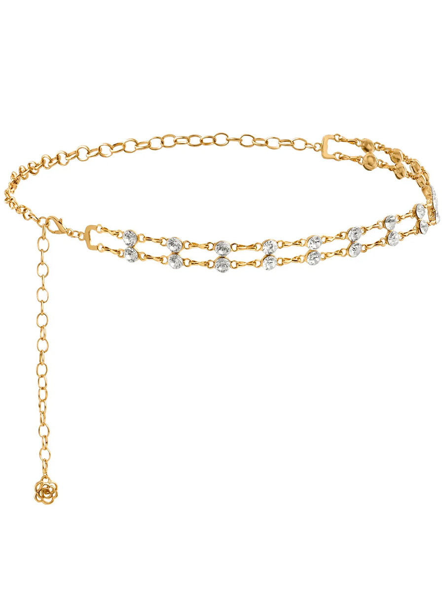 Waist Chain with Sparkles | Dazzling Belly Jewellery by Peora

