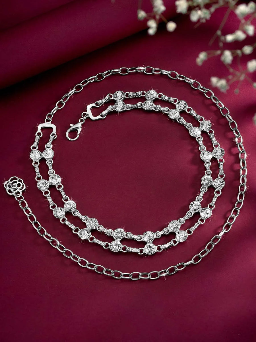 Waist Chain with Sparkles | Dazzling Belly Jewellery by Peora

