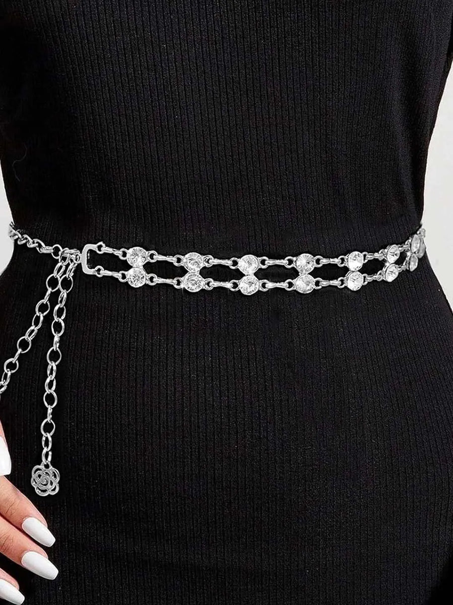 Waist Chain with Sparkles | Dazzling Belly Jewellery by Peora

