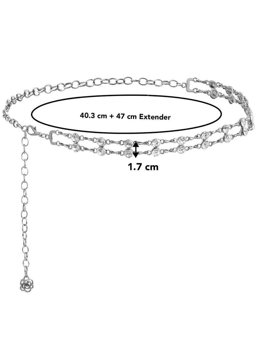 Waist Chain with Sparkles | Dazzling Belly Jewellery by Peora

