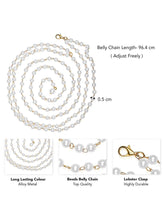Elegant Pearl-Adorned Waist Chain