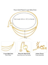 Layering Belly Chain Jewellery | Stylish Waist Chains by Peora