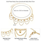 Waist Chain for Women | Elegant Belly Jewellery by Peora

