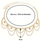 Waist Chain for Women | Elegant Belly Jewellery by Peora

