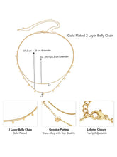 Elegance Waist Chain | Graceful Belly Jewellery by Peora

