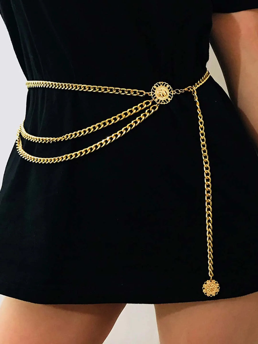 Elegance Belly Chain by Peora | Stylish & Graceful Waist Jewelry