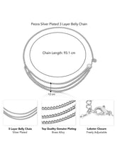 Elegance Belly Chain by Peora | Stylish & Graceful Waist Jewelry