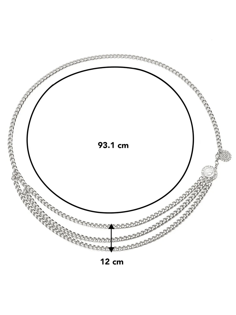 Elegance Belly Chain by Peora | Stylish & Graceful Waist Jewelry