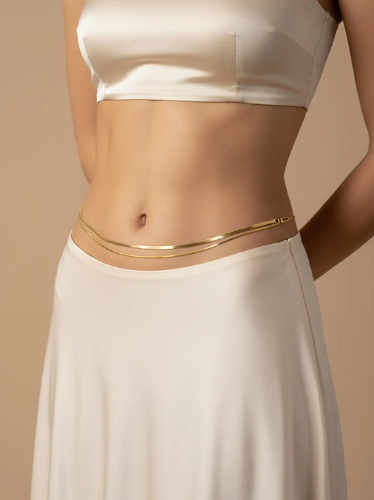 Luxurious Stunning Belly Chain - Gold