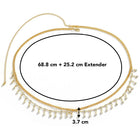 Glowing Waist Ornament | Stunning Belly Chains by Peora

