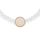 Classic Pearl Elegance Waist Kamarband - White