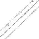 Crystal Drop Everyday Belly Chain - Silver