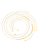 Golden Bead Glow Minimal Belly Chain - Gold