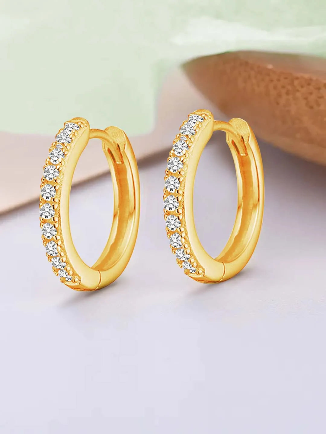 Radiant Pure Bliss Hoop Earrings