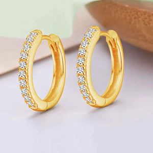 Radiant Pure Bliss Hoop Earrings