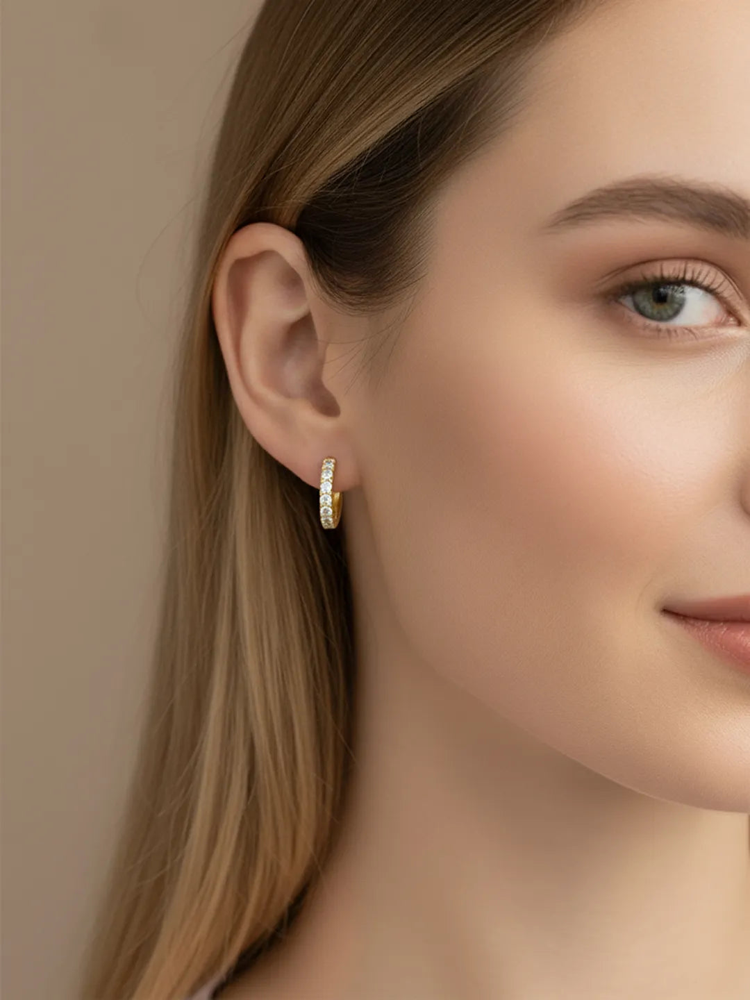 Radiant Pure Bliss Hoop Earrings