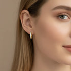 Radiant Pure Bliss Hoop Earrings - Gold