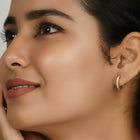 Radiant Pure Bliss Hoop Earrings - Gold