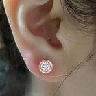 Luxury Crystal Stone Stud Earrings
