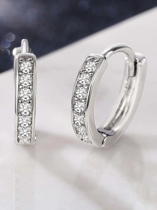 Pearl Drop Hoop Earrings – Elegant & Timeless Design | Peora