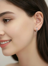 Stylish Pearl Drop Hoop Earrings