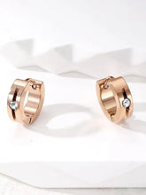 Glamorous Crystal Hoop Earrings