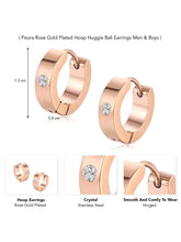 Glamorous Crystal Hoop Earrings