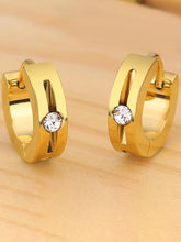 Glamorous Crystal Hoop Earrings