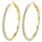 Eternal Gleam CZ Hoops Earring