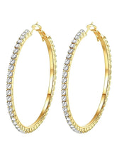 Eternal Gleam CZ Hoops Earring