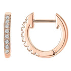 Rose Gold Plated AD Statement Earrings