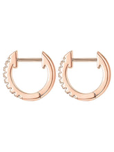 Rose Gold Plated AD Statement Earrings