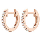 Rose Gold Plated AD Statement Earrings