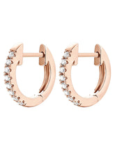 Rose Gold Plated AD Statement Earrings