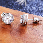 Rhodium Plated AD Heritage Earrings