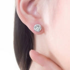 Rhodium Plated AD Heritage Earrings