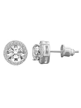 Rhodium Plated AD Heritage Earrings