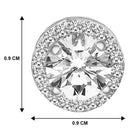 Rhodium Plated AD Heritage Earrings
