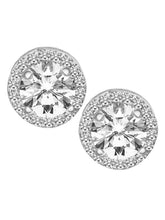 Rhodium Plated AD Heritage Earrings