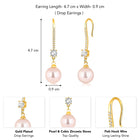 Peora Fish Hook Drop Earrings – Effortless Elegance in Every Dangle