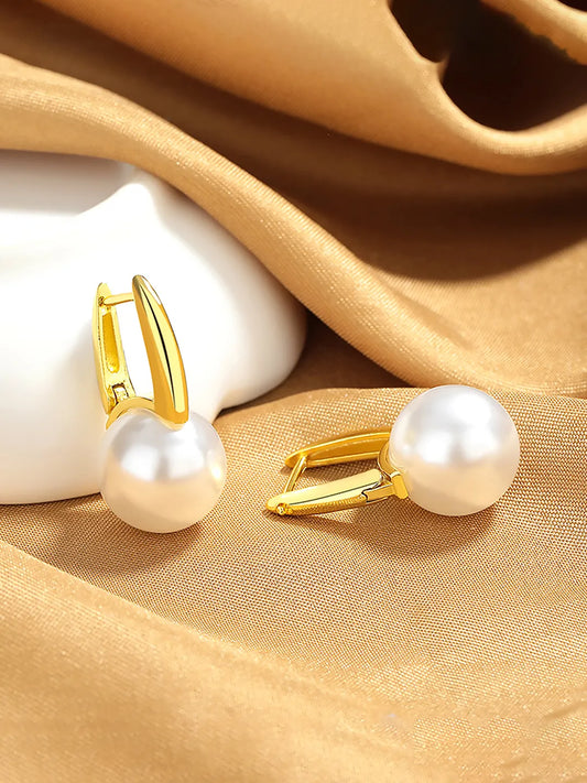 Glamorous Pearl Drop Earrings for Women