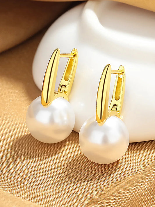 Glamorous Pearl Drop Earrings for Women
