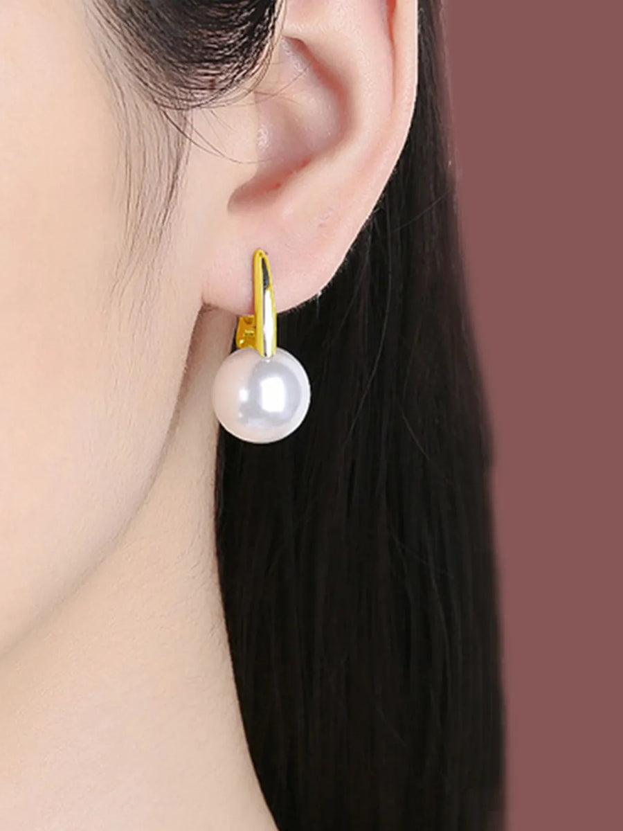 Glamorous Pearl Drop Earrings for Women