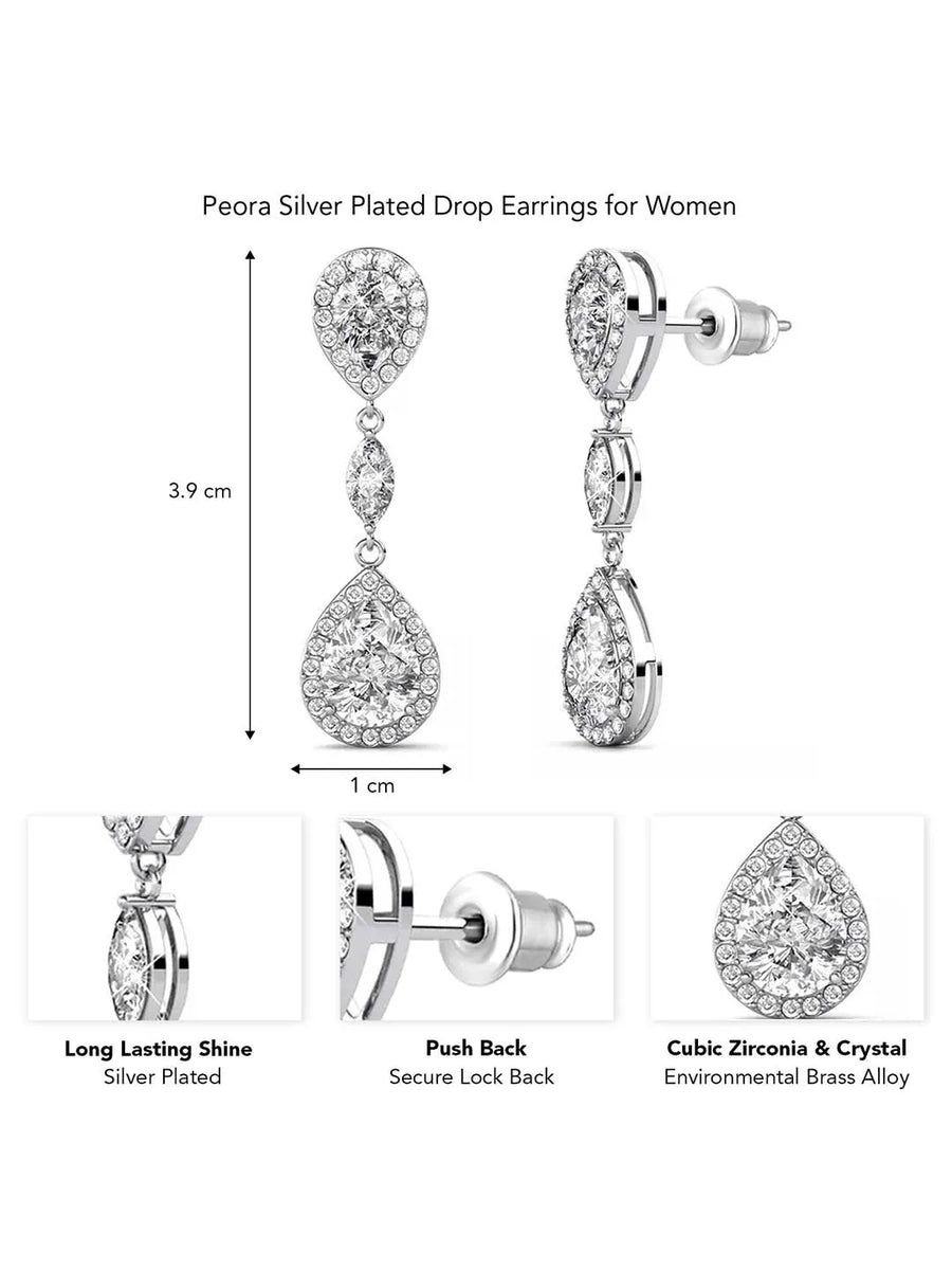 Drop Earrings – Timeless Elegance for Every Occasion | Peora