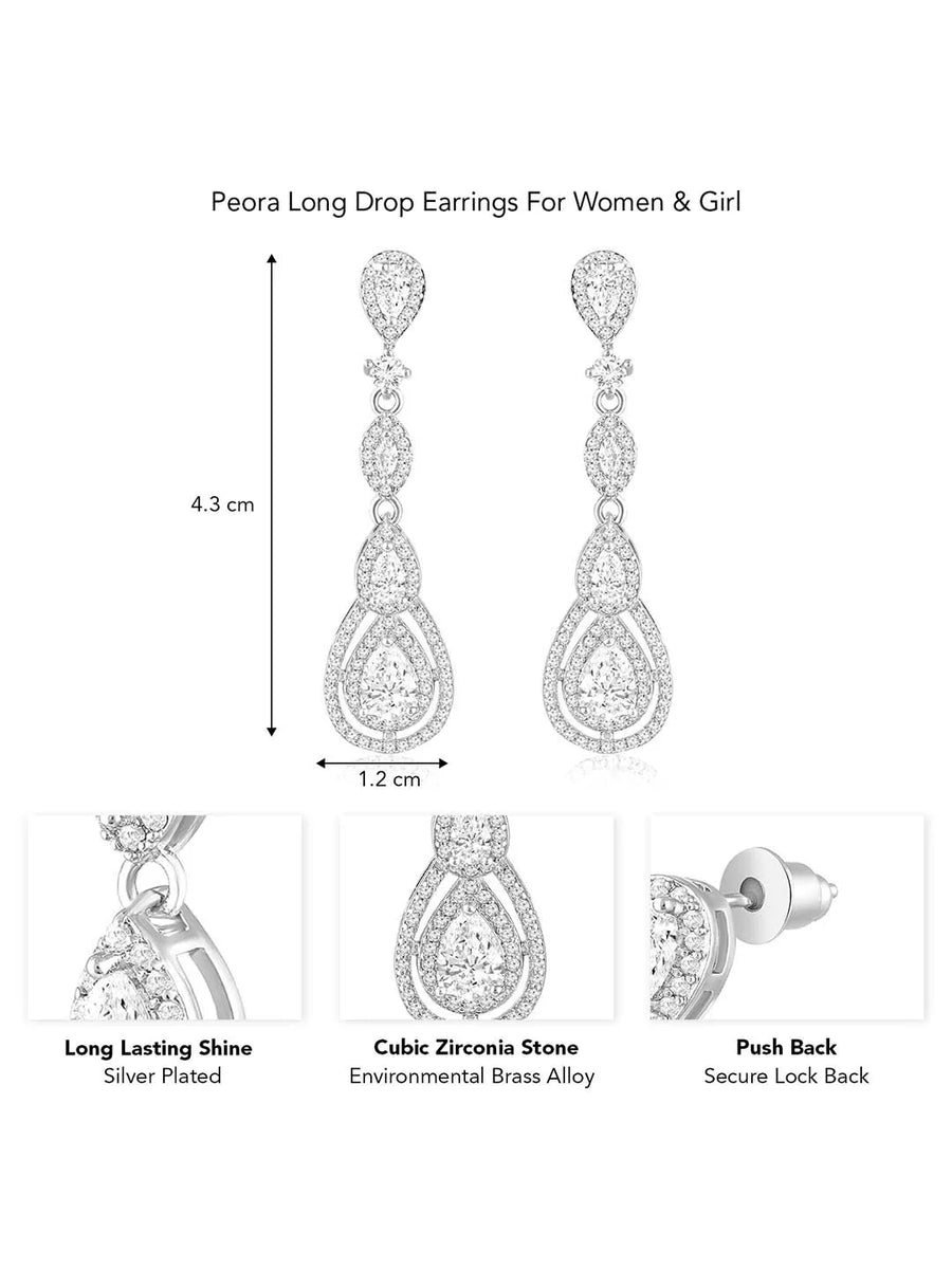 Drop Earrings – Elegant & Stylish Jewellery for Every Occasion | Peora