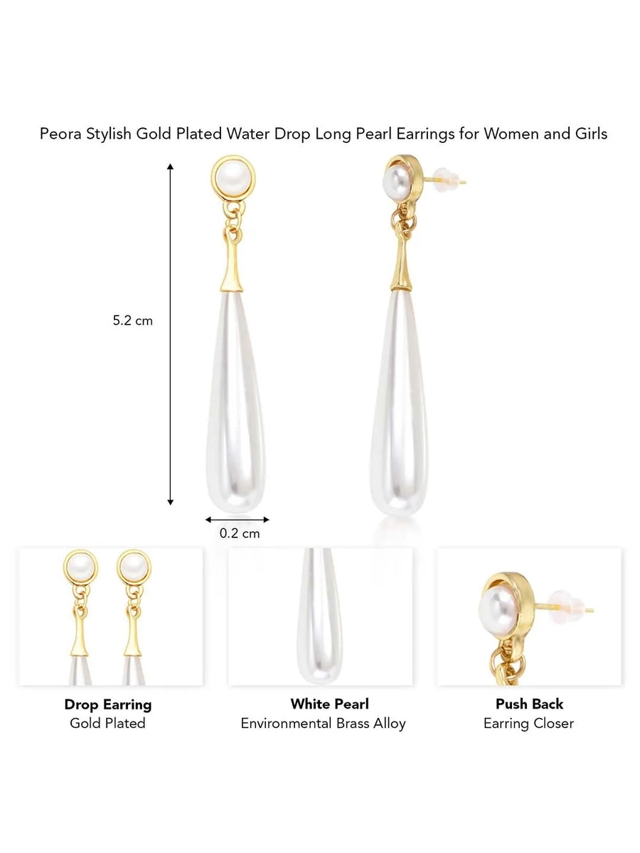 Drop Earrings – Elegant & Timeless Designs for Every Occasion | Peora